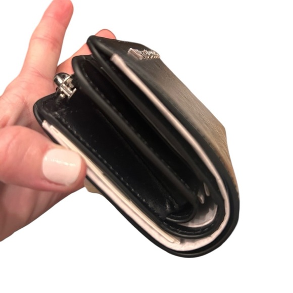 NWT Marc Jacobs, Textured Black Wallet w/silver hardware Coin purse
No callouts - Picture 3 of 8